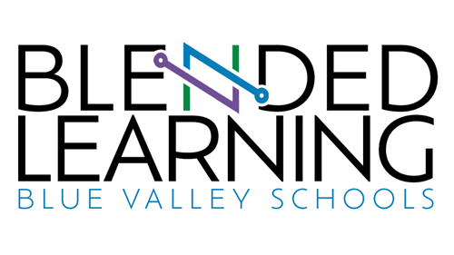 Blended Learning logo from Blue Valley Schools